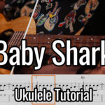 baby shark ukulele fingerstyle