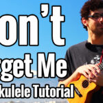 don't forget me ukulele